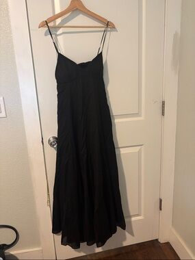 Black Spaghetti Strap Maxi Dress